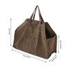 Firewood Carrier Bag Canvas Scratch Resistant Firewood Log Tote Bag