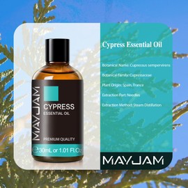 MAYJAM Aroma Oil, Cypress, 3.38 fl oz (100 ml) Essential Oil, Natural Cypress Oil, Aroma Gift