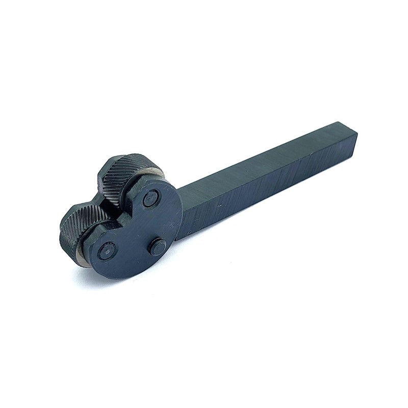 KNURLING Tool Pivot Head Diamond Medium Pitch Pattern 1/2" SQ.