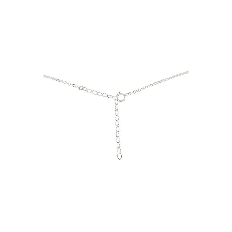 Apatite Bead Drop Choker in Sterling Silver