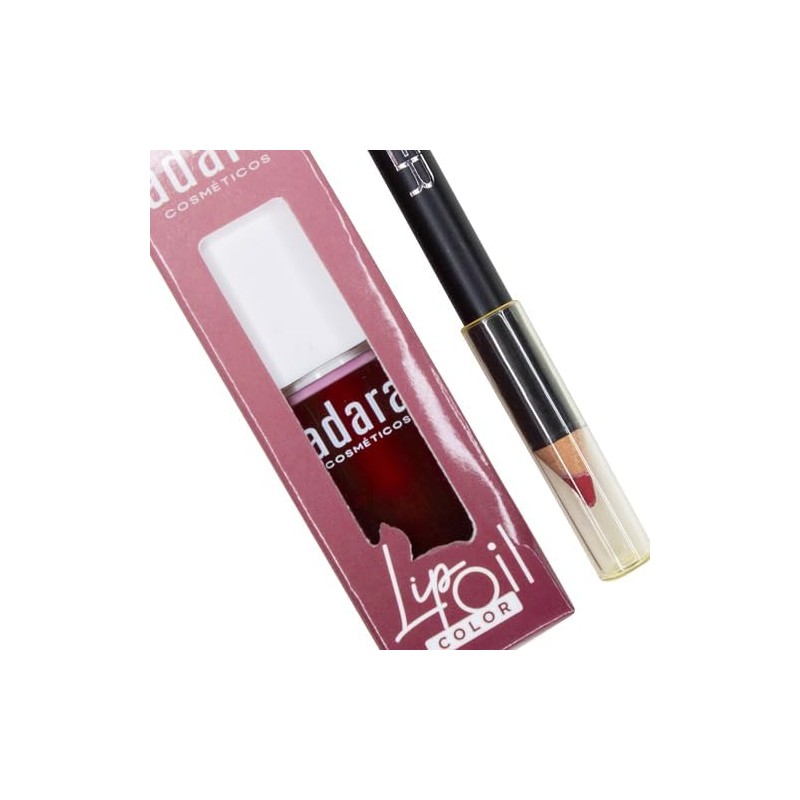 Lip combo Lip Oil Adara + Lapiz Delineador Ivy Disponible