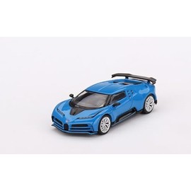 True Scale Miniatures Model Car Compatible with Bugatti Centodieci Blu Bugatti Limited Edition 1/64 Diecast Model Car MGT00586, Blue