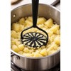 2 Piece Manual Potato Masher Plastic Pestle and Potato Peeler