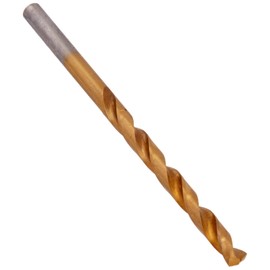 Irwin Tools 63911 Single Titanium Coated High-Speed Steel 135-Degree Split Point Drill Bit, 11/64"