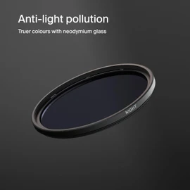 Urth 58mm Neutral Night Lens Filter (Plus+) — 20-Layer Nano-Coated Neodymium Light Pollution Reduction for Advanced Night Sky & Star Clarity