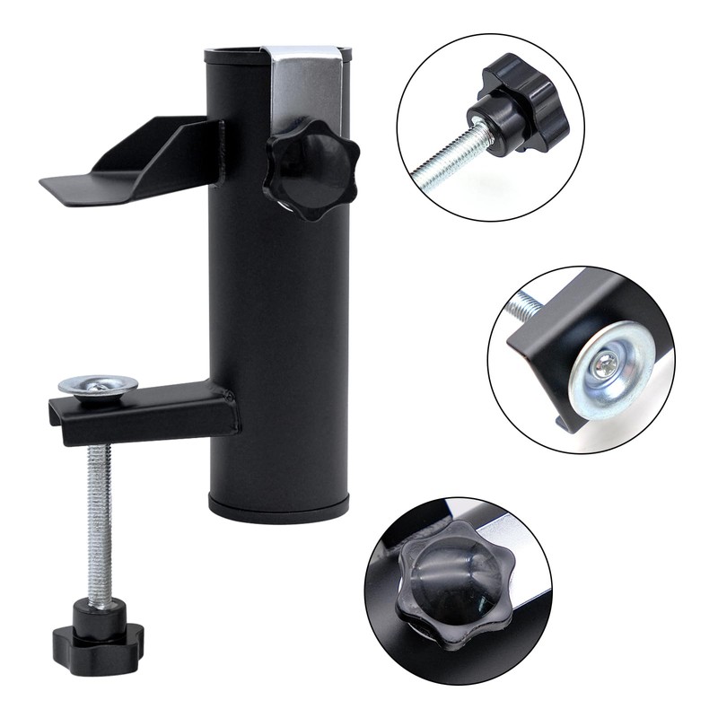 Cisolen Parasol Holder Balcony Railing Clamp Parasol Balcony Railing Umbrella