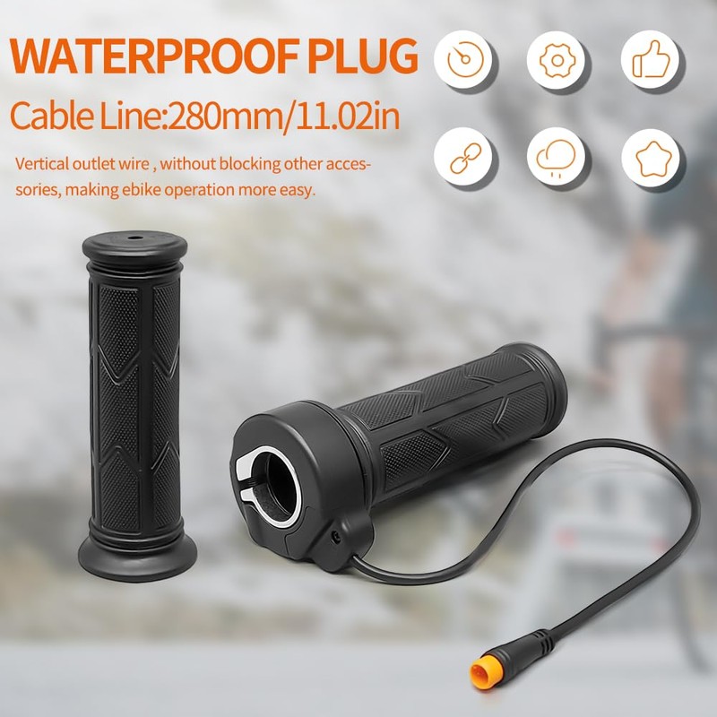 HUDAMZKY Ebile Full Twist Throttle WUXING 192X Electric Bicycle Right