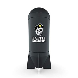 Battle Shakers Missile Shaker Cup | 20 Oz Leak-Proof Shaker Bottle | Protein Cup with Storage Compartment | Dishwasher Safe & BPA Free Sports Bottle