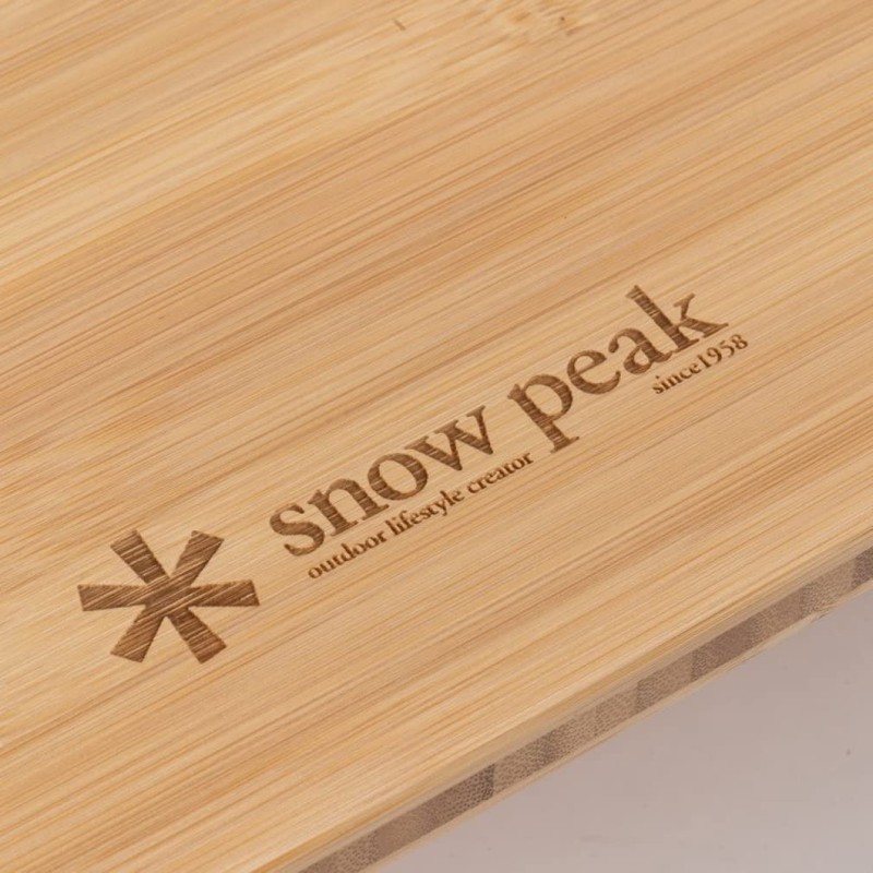 Snow Peak IGT Multi-Function Bamboo Open Right Table, Bamboo, CK-219