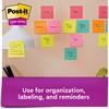Post-it Super Sticky Notes, 3x3 in, 4 Pads, 2x the