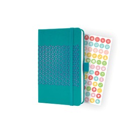 SIGEL J4214 Jolie Weekly planner 2024, hardcover, 9,5 x 15 cm, 174 pages, Turquoise