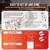 2 for 971LM 950CB LiftMaster Chamberlain Garage Door Opener Remote(RED/Orange