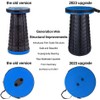 𝟐𝟎𝟐𝟑 𝐔𝐩𝐠𝐫𝐚𝐝𝐞𝐝 Portable Retractable Folding Stool, Collapsible Telescoping Foldable Camping