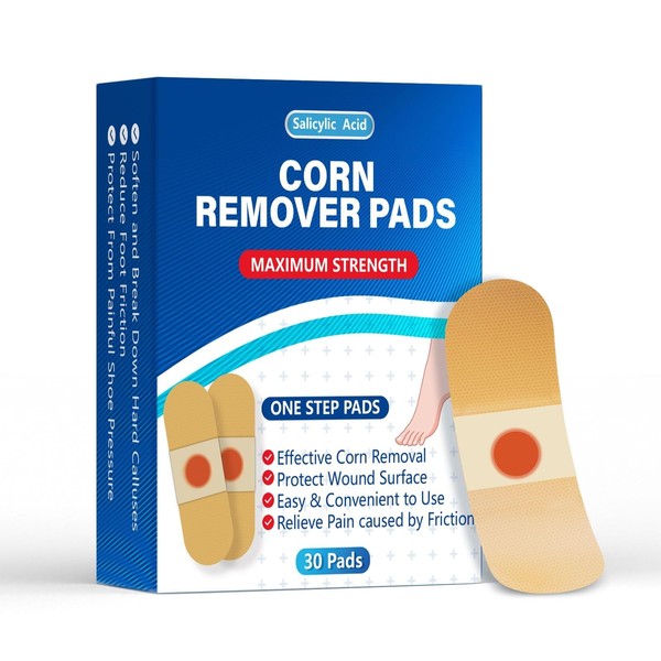 QIYANA Maximum Strength Corn Removers Pads for Feet & Toes