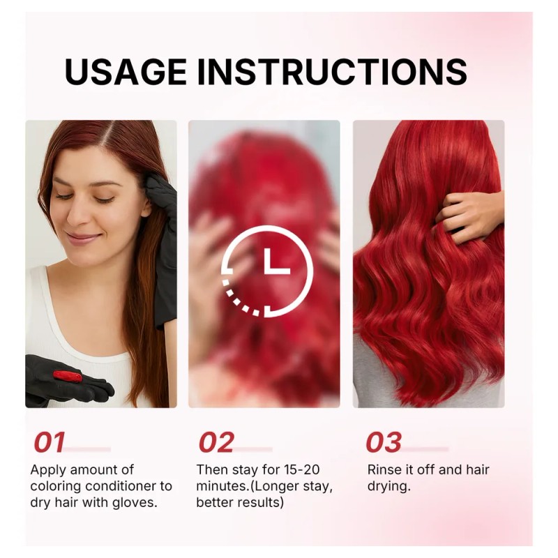 Karseell Mascarilla Reparadora Para El Cabello Rojo+ Aceite