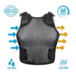 LUCKY CLOVER Adjustable Ventilation Vest for Tactical Gear - Enhanced Airflow, Lightweight & Comfortable, Body Protection Airflow Ventilation Police Vest for Outdoor Activities
