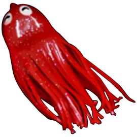 MARUSHINGYOGU Dragon Octopus Gummy Red