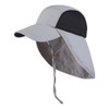 Taslon Sun HAT UV Cap W/Flap, Grey