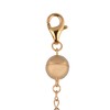 TJC Magnetic Ball Clasp with 2 Inch Extender in Yellow