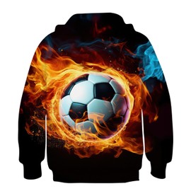 TUONROAD Size 14-16 Teens Boy White Black Ball Hooded Tops 15 Year Old Juniors Cool Hoodies 14 Big Girls Novelty Pullover 16 Young Boy's Classic Athletic Sweatsuits for Son School Garment