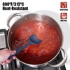 Heat Resistant Silicone Spoon Spatula, Doosu 600°F High Temp Flexible