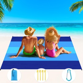Yostyle Manta de Playa 200 * 210 CM, Manta para Picnic Impermeable con Bolsa Portátil, Tapete de Playa a Prueba de Arena y Humedad, para Camping, Parque, Yoga, Senderismo, Viajes y Exteriores