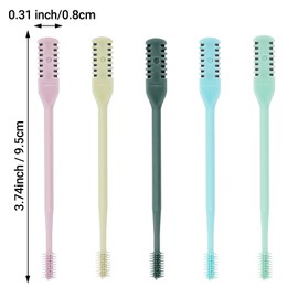 5 PCS Nose Hair Cutter Nasal Cutter Nose Hair Razor Double-Sided Noses Hairs Knife 360° Nostril Remover Tool 2-in-1 Nasal Cutters Portable Manual 360° Rotating Trimmer for Women Men (Multicolor)