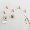 HomeDo Wood Wall Hooks, Hat Hook, Wooden Coat Hooks Wall