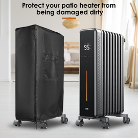 Andacar Electric Heater Cover for Dreo Space Heater Dustproof Smart Heater Cover Waterproof Smart Space Heater Cover for Indoor Outside Room Use