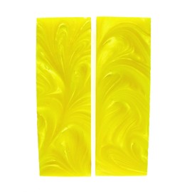 Yellow Pearl Knife Scale Sets