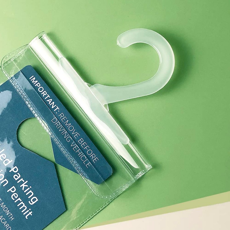 Handicap Placard Holder - Ultra Transparent Disabled Parking Permit Placard