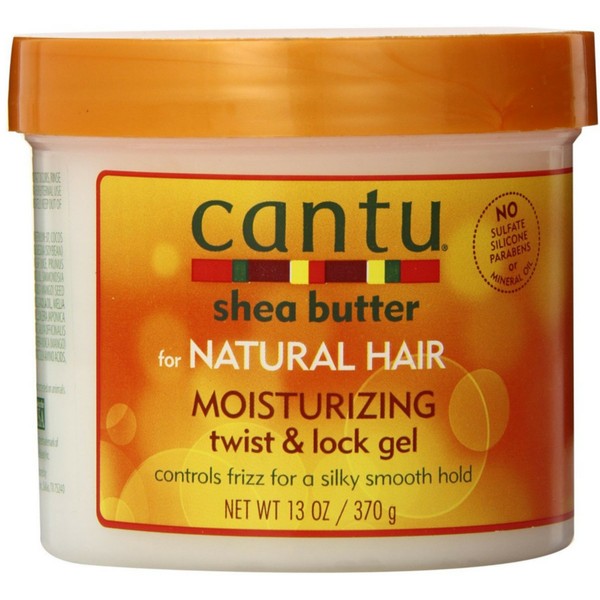 Cantu Moisturizing Twist & Lock Gel, 13.0 oz (Pack of