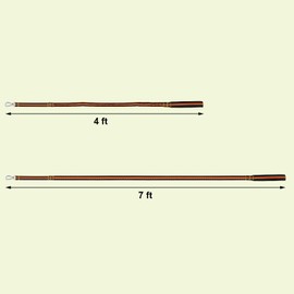 Hypeety Bungee Dog Leash for Large Dogs Shock Absorbing Heavy Duty Elastic Lead Anti-Pull Reflective Training Leash with Control Handle 4-7 FT (Orange)