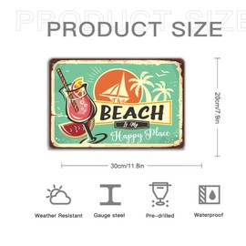 Welcome to Our Backyard Oasis Tin Sign Garden Yard Decorations for Yard Porch Home Yard Bar & Grill Bbq Party Porch Deck Patio Decor Art Sign 8x12 inch