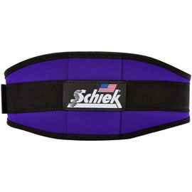 Schiek Unisex Sports Belt, Comfortable Adjustable, Back Width 15 cm, Unisex, Purple, XS