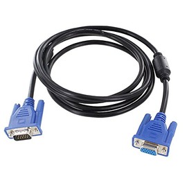 axGear VGA Extension Cable 6Ft LCD TV Monitor Male to Female 15-pin Cord (NOT for Direct Computer to Monitor/TV)