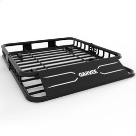 GarveeLife 46 in x 36 in Universal Roof Rack Carrier Basket, 200 LBS Capacity Rooftop Cargo Rack, Car Top Luggage Holder Basket Heavy Duty for SUVs, Trucks, Vehicles