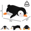 CSVBTRF Weighted Stuffed Animal, 4.2 lbs 19" Penguin Plush Hugging
