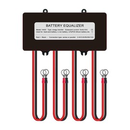 ANGUI Battery Equalizer HA02 48V Batteries Voltage 4 x 12V DC Inverter Balancer Lead Acid Battery Charger Regulators Connected Series (4 X 12V)