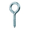 Zinc Plated Steel Screw In Eyes, 40 mm (1.1/2 inch)