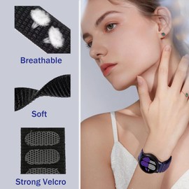 ShuYo Sport Loop Nylon Band18mm 19mm 20mm 22mm Watch Band Quick Release,Soft Fabric Nylon Adjustable Rugged Velcro Replacement Wristband Strap for Men Women（19mm 4-Pack）