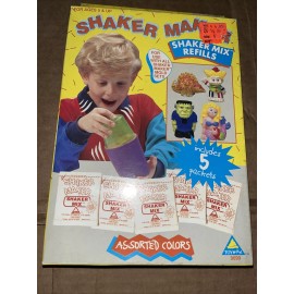 toymax Magic SHAKER MAKER Set Refill 5 Color Mix Toymax #9699 90s Vintage