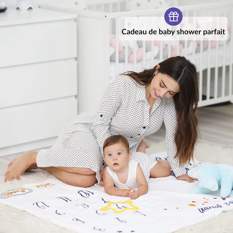 Milestone Blanket Moon French (Moon)