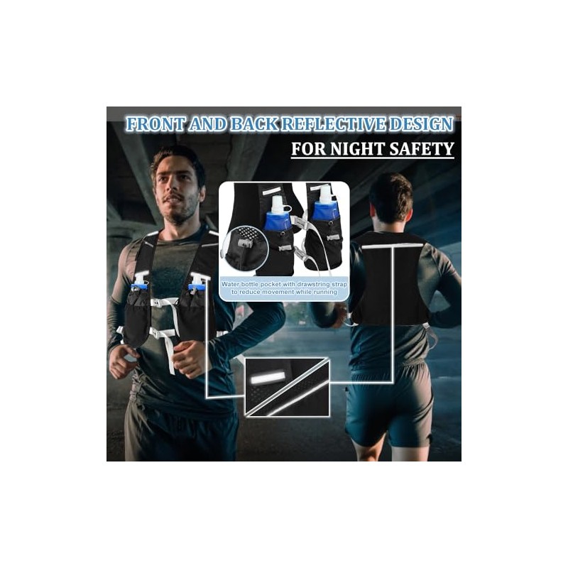 Running Vest Women's & Men's Hydration Vest Hydration Backpack Running