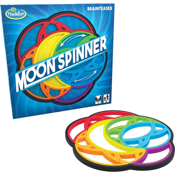 Think Fun Moon Spinner STEM Toy and Brain Game for Boys and Girls Age 8 and Up - A Twisty Brainteaser Puzzle