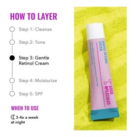 Crema de Retinol Good Molecules Gentle para el Rostro, 30 mL                                                                                          