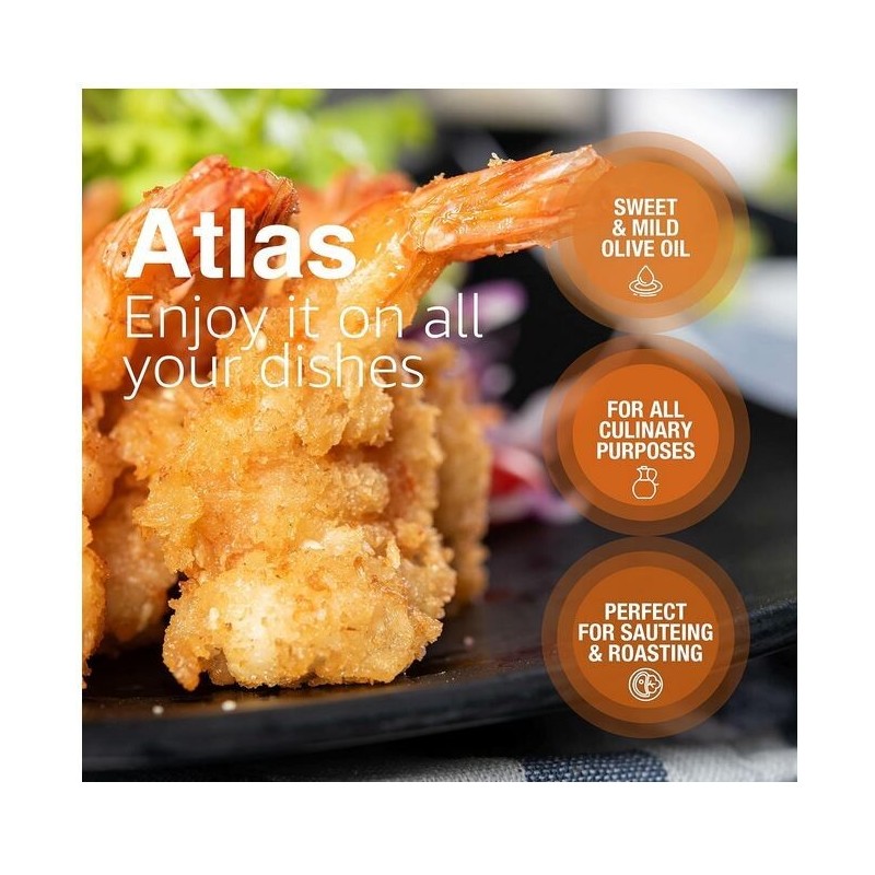 Atlas Organic Cold Pressed Moroccan Extra Virgin Olive Oil, Polyphenol