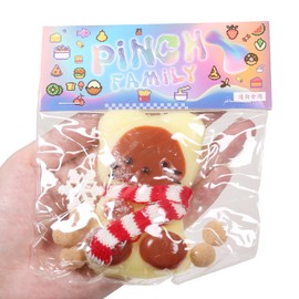 1pcs Squishy Cat Squeeze Toys, Squeeze cat Kawaii Sticky Squishies Stress Relief Squishies for Kids Party Favors, Pinch Family Fidget Toys Squishy Suitable Adults Kids