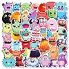 Cute Little Monster Stickers for Water Bottle,50 PCS Monster Cute