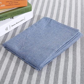 washable Massage Table Sheets, Hypoallergenic Massage Bed Table Soft Cotton Cover Salon Beauty Salon Spa Soft Cotton Bed Sheet with Face Breath Hole - for Bed Within 80x200 cm (Navy)